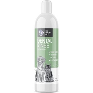 Pet Health Pros; Dog and Cat Breath Water Additive; Oral hygiene, Bad Breath Eliminator, Tartar Remover; Daily Use; 8oz; Colorless - 1 of 4