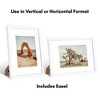 Americanflat Picture Frame in White MDF / Shatter Resistant Glass Horizontal and Vertical Formats for Wall - 9" x 12" - 4 of 4