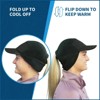 TrailHeads Ponytail Hat, Fleece Beanie for Women - Warm Winter Hat with Visor - Running, Hiking - 4 of 4