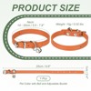 Unique Bargains Dog Collar with Bell Adjustable Buckle PU Leather Dog Collars - 2 of 4