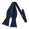 CTM Men's Free Style Satin Bow Tie - 2 of 3
