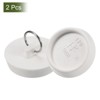 Unique Bargains Rubber with Pull Ring Kitchen Bathtub Sink Drain Stopper 2 Pcs - 3 of 4