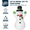 Joyfy 6 FT Christmas Inflatables Outdoor Decorations, Snowman Inflatables with Built-in LEDs for Christmas Party Outdoor Indoor Yard Garden Decoration - 3 of 4
