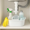 Home Mart Goods White Large Multipurpose Organizer Caddy- 14"x10"x6" - 2 of 3