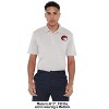 Winston-Salem State University Adult Polo Left Chest Logo, Athletic Heather - 3 of 4