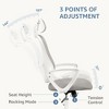 CAVINAS Ergonomic Office Chair with Adjustable Headrest and Flip-Up Arms, Mesh Home Office Desk Chairs, Swivel Chair with High Back, Computer Chair - 4 of 4