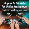 Voacle RG35XX H Retro Handheld Game, 3.5 Inch IPS Screen Built-in 64G TF Card 5528 Games Support TV Output 5G WiFi Bluetooth 4.2 (Transparent Purple) - 3 of 4