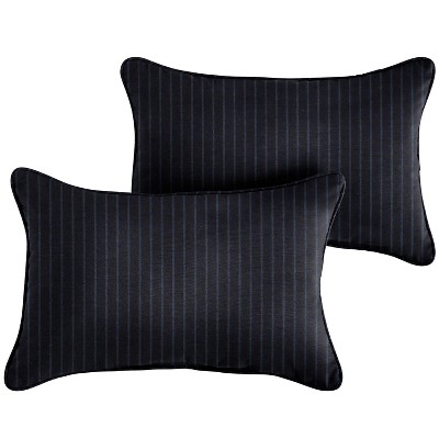 2pk 12 X18 Sunbrella Corded Outdoor, Outdoor Rectangular Pillows Canada