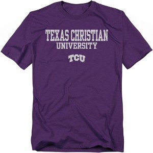 Men's Texas Christian University Legacy T-Shirt, Purple, 2X Large