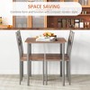 Modern Dining Table Set for 4, 5-Piece Kitchen Table Set, Rectangular Dining Table and 4 Chairs for Small Space, Dinette, Breakfast Nook - 4 of 4