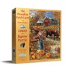 Sunsout The Pumpkin Patch Farm 1000 pc  Halloween Jigsaw Puzzle 57144 - 2 of 4