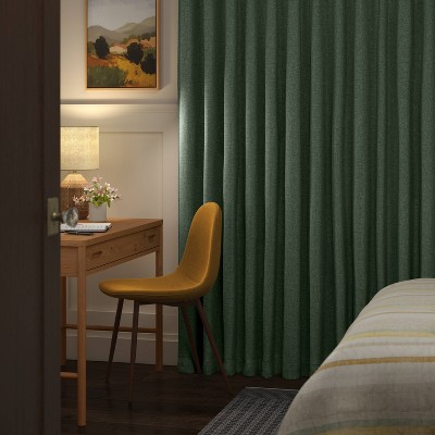 Threshold Blackout Aruba Window Curtain Panel Traditional OEKO-TEX - Picture 24 of 31