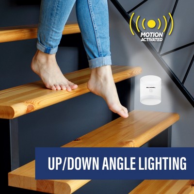Bell + Howell White Battery-Operated Motion-Activated LED Night Light