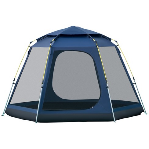 Regenachtig federatie kopiëren Outsunny 6 Person Camping Tent Screen Room With 360° Mesh Walls,  Ultra-breathable Instant Pop-up Tent For Fast Set Up, Family Tent Portable  Tent : Target