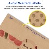 Avery Kraft Brown Wraparound Band Labels with Sure Feed, 2-3/8" x 8", 300 Kraft Brown Labels, Laser/Inkjet Printable Labels - 4 of 4