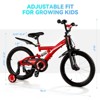 SUGIFT 16"/18" Kids Bike with Adjustable Seat, Dual Brakes, Suspension, Training Wheels and All-Terrain Tires for Ages 4–9 - 3 of 4