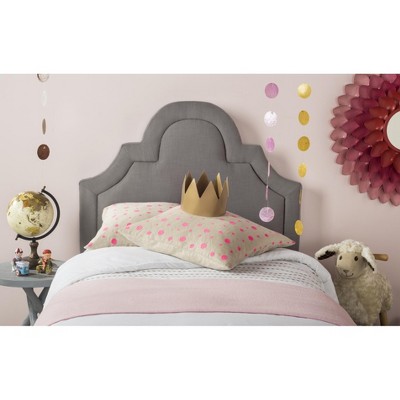 Pink Polka Dot Embroidered Linen Throw Pillow Set