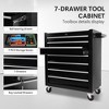 Tool Cart With 7 Organizer Tray Divider Set & Wheels, Large Rolling Tool Box Organizer For Garage, Workshop, Home Crafts - 4 of 4