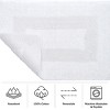 Lavish Home 6PC Cotton Bathroom Mat Set - Machine Washable for Bathroom, Kitchen, or Laundry Room - image 4 of 4