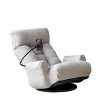 PAGED Modern Sofa Chair with Side Pocket, Comfy Rotatable Lounge Chair for Bedroom, Living Room, Adjustable Head and Waist - 3 of 4