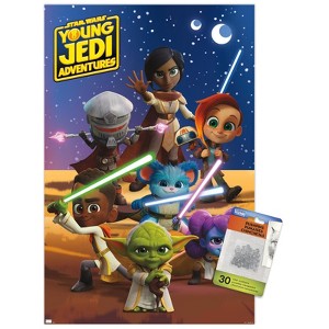 Trends International Star Wars: Young Jedi Adventures - Group Unframed Wall Poster Prints - 1 of 4