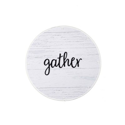 Evergreen Gather Sassafras 19" Door Decor Sign