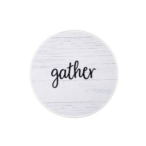Evergreen Gather Sassafras 19" Door Decor Sign - 1 of 2
