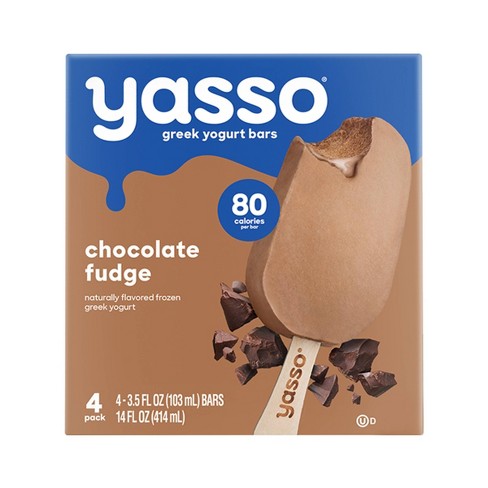 Yasso Frozen Greek Yogurt - Chocolate Fudge Bars - 4ct - image 1 of 4