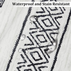 Moroccan Area Rug Washable Rug Soft Non Slip Low Pile Printed Geometric Trellis Rugs for Bedroom Living Room - 1 of 4