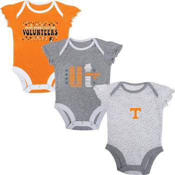 NCAA Tennessee Volunteers Infant Girls' 3pk Bodysuit