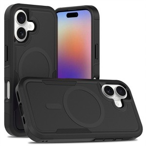 Clotth Case for iPhone 17 Air - Magnetic iPhone Case with Thickened Corners, Hard Shell Case, Compatible with MagSafe - 1 of 4