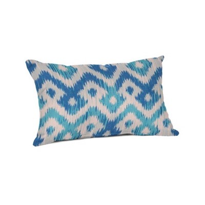 Casual Cushion Patterned 1-Piece Indoor/Outdoor Lumbar Pillow, 19"W x 12"L