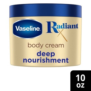 Vaseline Radiant X Deep Nourishment Body Cream with Niacinamide and Peptides 10 oz - 1 of 4