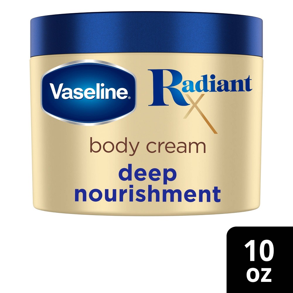 Photos - Shower Gel Vaseline Radiant x Deep Nourishment Niacinamide Body Cream - 10oz 