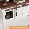 GustoWave Entryway Table, Sideboard Buffet Storage Cabinet with Storage with Sliding Barn Doors,Rustic Console Sofa Table for Kitchen，Dining Room - 4 of 4