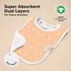 KeaBabies 8-Pack Organic Baby Bibs for Boy, Girl, Drool Bibs, Baby Bib for Girls, Boys,  Newborn Teething Bibs - 4 of 4