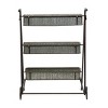 Large Outdoor Novelty Metal Rack Planter with Wheels and Handles - Olivia & May: Weather-Resistant, Freestanding - 4 of 4