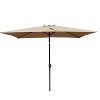Maria 6x9 ft uv-cut Patio Cantilever Umbrella with Crank and Push Button Tilt without flap, Outdoor Furniture - Maison Boucle - 2 of 4