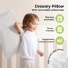 KeaBabies Jumbo Toddler Pillow with Pillowcase, 14X20 Soft Organic Toddler Pillows for Sleeping, Kids Travel Pillow - 4 of 4