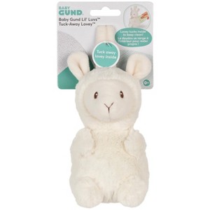 Baby GUND Liam Llama Lil’ Luvs Tuck-Away Lovey – Plush Toy with Built-In Blanket, Soft Cream Security Lovey for Babies - 1 of 4