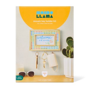 Summer Craft Key Holder with White Board Mosaic Frame Kit - Mondo Llama™ - 1 of 4