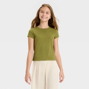 Girls' Short Sleeve T-Shirt - art class™ - 1 of 3