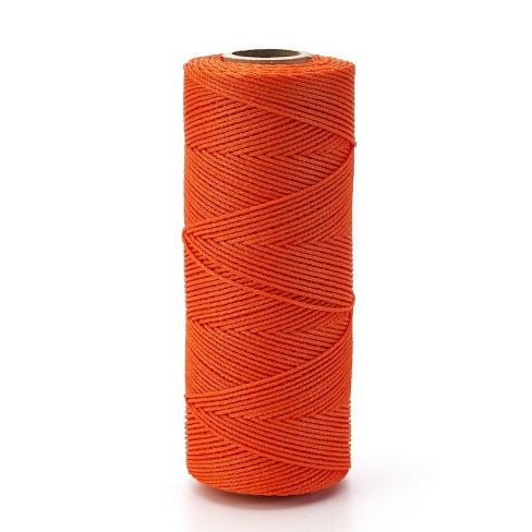 Mutual Industries 14662-145-250 Nylon Mason Twine, 1/4 lb. Braided, 18 x 250', Glo Orange (Pack of 6)