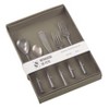 Saro Lifestyle Textured Design Industrial Modern Stainless Steel Flatware - Set of 5 - 2 of 4