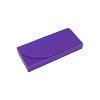 JAM Paper Plastic Pencil Case Snap Button Pencil Case Box Purple 166532743 - 3 of 4