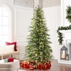LuxenHome 7Ft Pre-Lit Green Cypress Artificial Christmas Tree - 2 of 4