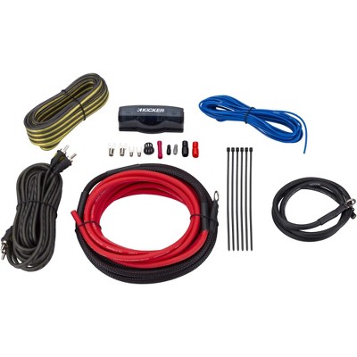 Kicker 47vk8 Vk8 8awg Complete Amplifier Wiring Kit W/2ch Interconnects ...