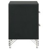 PAGED Nightstand Modern Side Table with 2 Storage Drawers and Gold Handles, Bedside Cabinet for Bedroom, Living Room - 4 of 4
