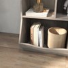 Kids Toy Storage Cabinet with 3 Open Shelves and 2 Tilt Bins for Books and Toys, Anti-Tip Design, Durable Wood Cabinet for Playroom Bedroom - 4 of 4