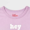 Kids' Adaptive Halloween Graphic T-Shirt - Cat & Jack™ Purple - 3 of 3